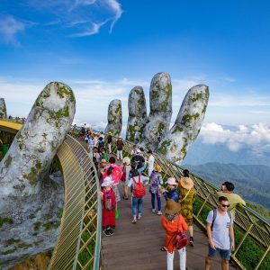 Hue to Golden Bridge to Hoi An by private car